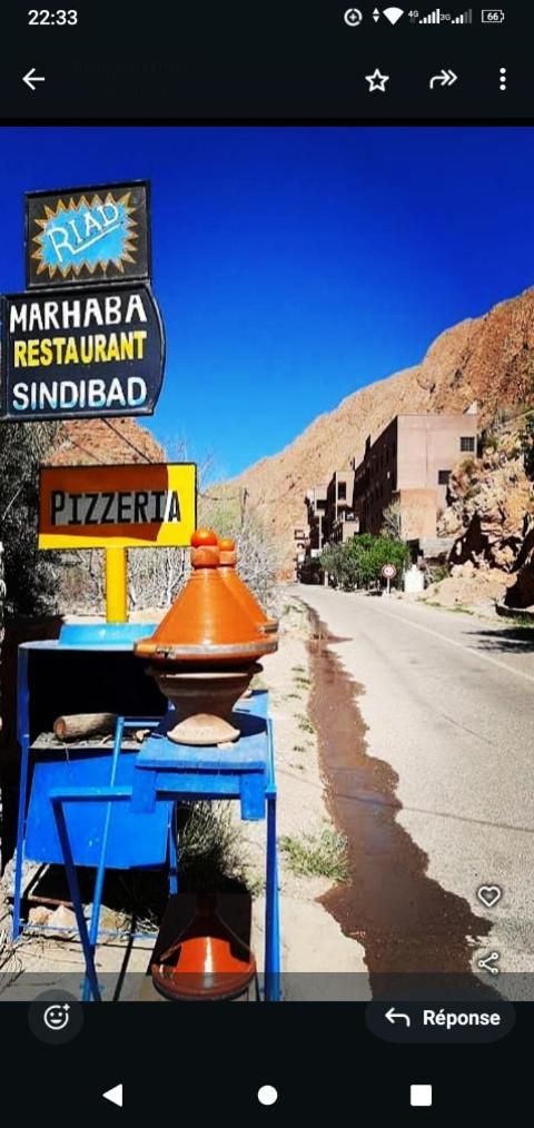 Riad Pizzeria Marhaba Akhendachou n'Ait Ouffi Ngoại thất bức ảnh